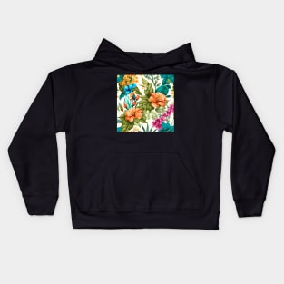 Floral Pattern 5 Kids Hoodie